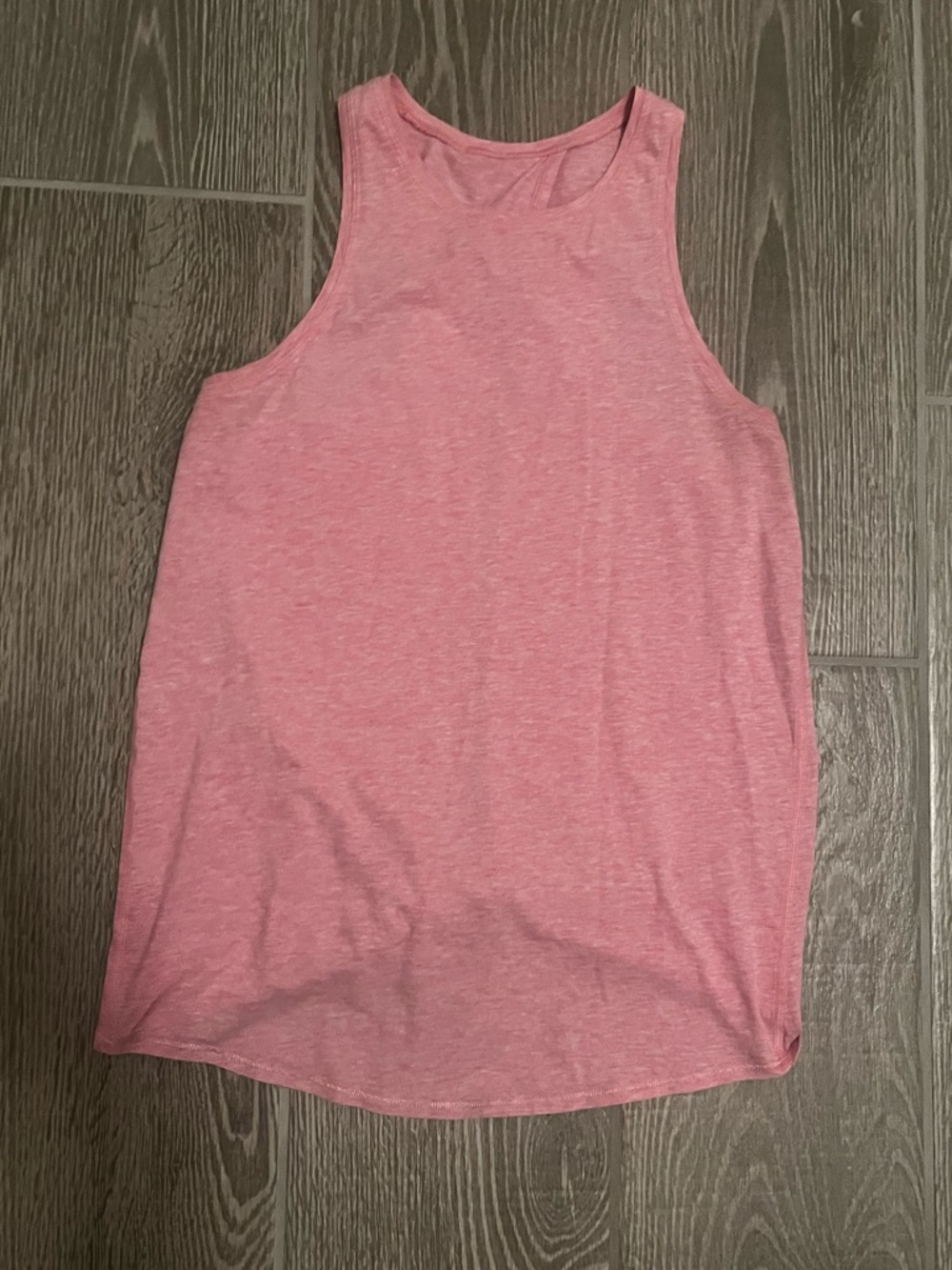 Lululemon Women's Sleeveless Heathered Pink Tank Top